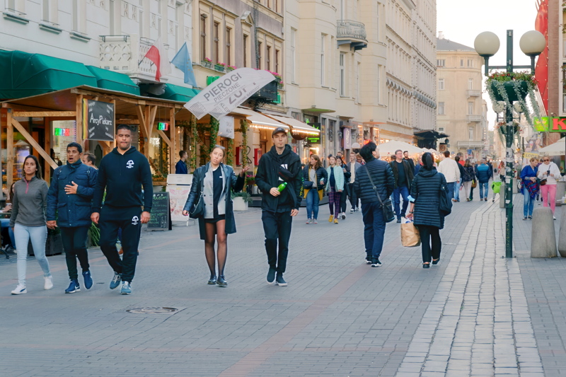 11 - A pedestrian promenade in Warsaw